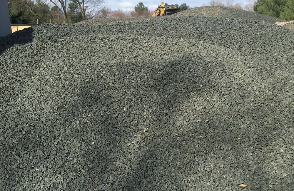 ¾” Trap Rock (crushed stone)